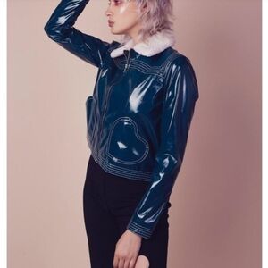 Valfre Forest Green Cropped Jacket